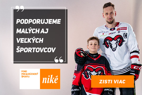 Hokejisti HC ’05 Banská Bystrica podporili vďaka Fondu pre budúcnosť športu od Niké svojich športových nasledovníkov